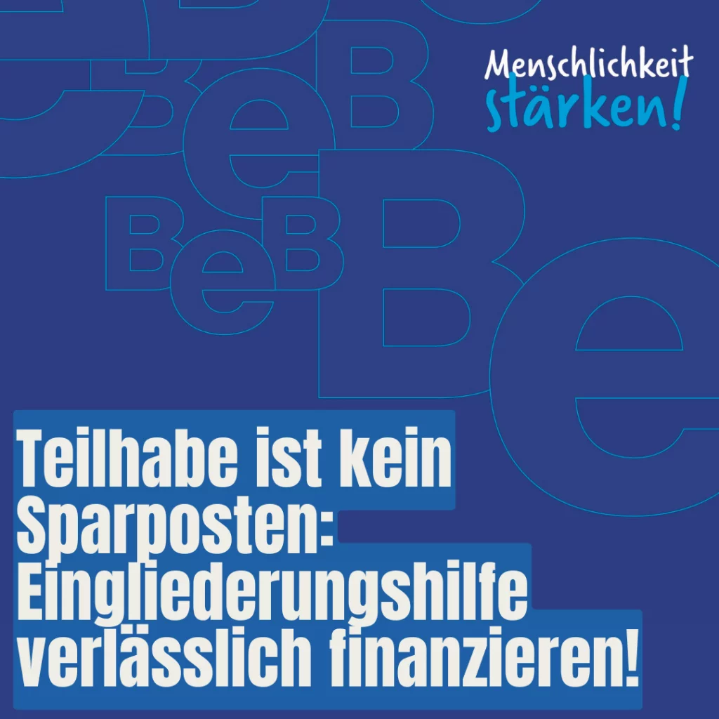 Illustration Teilhabe ist kein Sparposten.