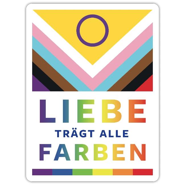 Illustration zur Kampagne #LiebeTrägtAlleFarben
